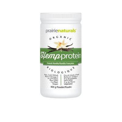 Prairie Naturals Protéines de chanvre canadien biologique Vanille franà§aise Prairie Naturals Protéines de chanvre canadien biologique Vanille franà§aise