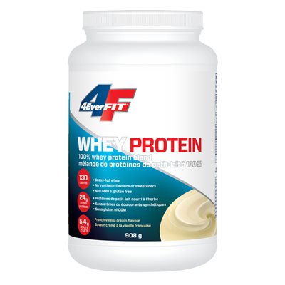 4everfit Protéines de petit-lait naturel à 100 % - Boisson frappée à la vanille 4everfit Protéines de petit-lait naturel à 100 % - Boisson frappée à la vanille