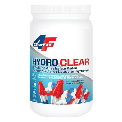 4everfit Hydro Clear Protéines de petit-lait naturel hydrolysé à 100 % - Rocket Pop 4everfit Hydro Clear Protéines de petit-lait naturel hydrolysé à 100 % - Rocket Pop