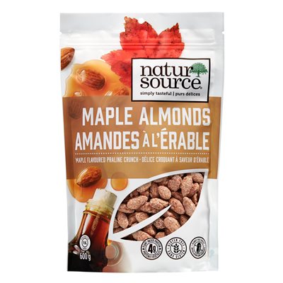 NATURSOURCE AMANDES PRALINÉES À L'ÉRABLE 600G NATURSOURCE AMANDES PRALINÉES À L'ÉRABLE 600G
