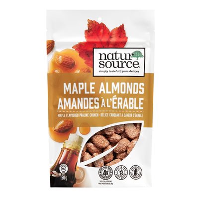 NATURSOURCE MAPLE PRALINE ALMONDS 150G 