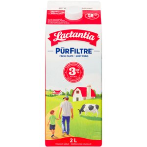 Lactantia PurFiltre Lait Homogénéisé 3.25% M.G. 2 L
