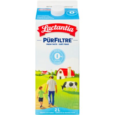 Lactantia PÅ«rFiltre Lait écrémé 0% M.G. 2 L Lactantia PÅ«rFiltre Lait écrémé 0% M.G. 2 L