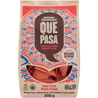 Que Pasa Croustilles Mais Rouge Bio 300g Que Pasa Croustilles Mais Rouge Bio 300g
