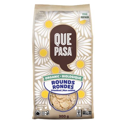 Que Pasa Croustilles De Mais Rondes Non Salées Bio 300g Que Pasa Croustilles De Mais Rondes Non Salées Bio 300g