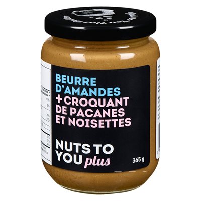 Nuts to You Almond Butter + Pecan & Hazelnut Crunch 365g