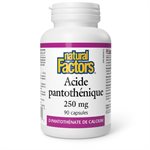 Natural Factors Acide pantothénique  250 mg  90 capsules