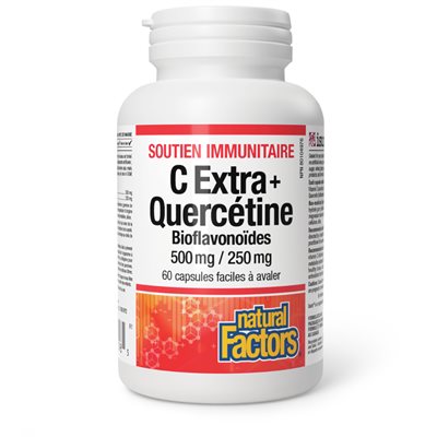 Natural Factors C Extra + Quercetin Bioflavonoids 500 mg / 250 mg 60 Easy Swallow Capsules Natural Factors C Extra + Quercetin Bioflavonoids 500 mg / 250 mg 60 Easy Swallow Capsules