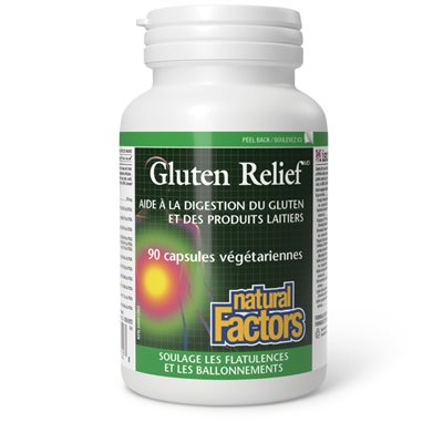 Natural Factors Gluten Relief® 90 Vegetarian Capsules Natural Factors Gluten Relief® 90 Vegetarian Capsules