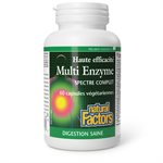Natural Factors Multi Enzyme High Potency Full Spectrum   60 Vegetarian Capsules