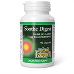 Natural Factors Soothe Digest 90 Capsules Natural Factors Soothe Digest   90 Capsules