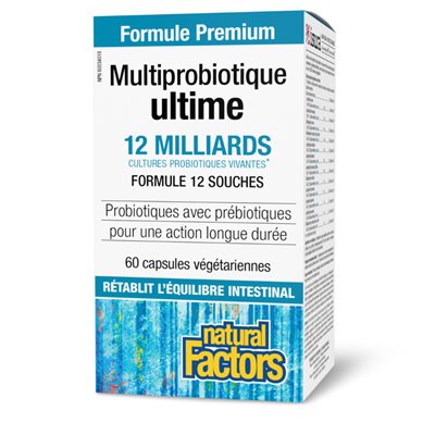 Natural Factors Ultimate Multi Probiotic 12 Billion Live Probiotic Cultures 60 Vegetarian Capsules Natural Factors Ultimate Multi Probiotic 12 Billion Live Probiotic Cultures 60 Vegetarian Capsules