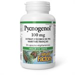 Natural Factors Pycnogenol  100 mg  30 capsules végétariennes