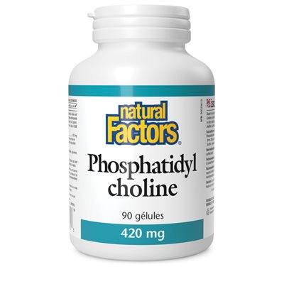 Natural Factors Phosphatidyl choline 420 mg 90 gélules Natural Factors Phosphatidyl choline 420 mg 90 gélules