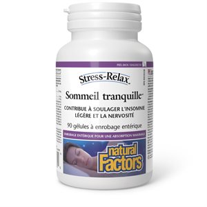 Natural Factors Tranquil Sleep 90 Enteric Coated Softgels