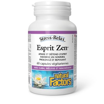 Natural Factors Esprit Zen 60 capsules végétariennes Natural Factors Esprit Zen 60 capsules végétariennes