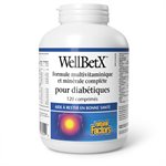 Natural Factors WellBetX® Complete Diabetic  Multivitamin & Mineral Formula   120 Tablets