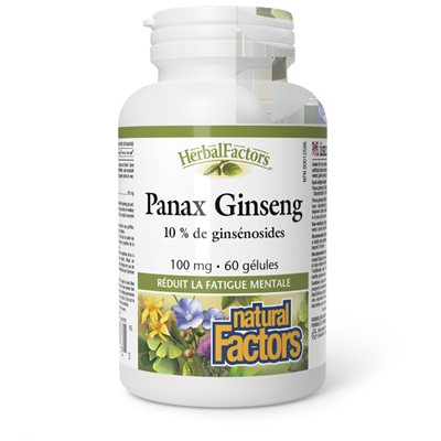 Natural Factors Panax Ginseng 100 mg 60 Softgels