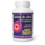 Natural Factors Celery Seed  Standardized Extract   80% 3nB  60 Vegetarian Capsules