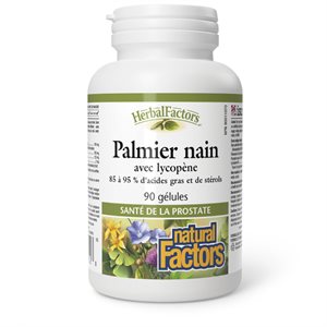 Natural Factors Saw Palmetto with Lycopene 90 Softgels