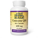 Natural Factors Coenzyme Q10  400 mg  60 Softgels