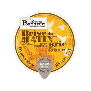 Alexis De Portneuf Fromage Brise Du Matin 32%Mg Double Crème 12 X 125 G Meule