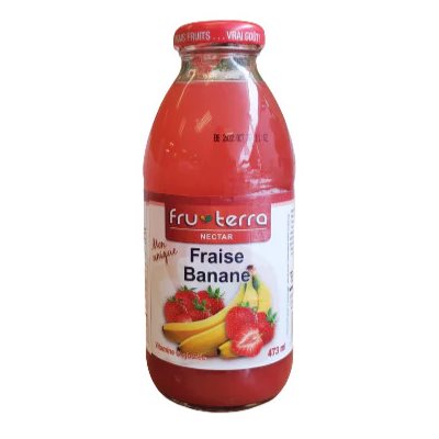 FRUTERRA JUS NECTAR FRAISE BANANE 473ML FRUTERRA JUS NECTAR FRAISE BANANE 473ML