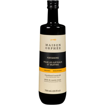 Maison Orphée Biologique Huile de Canola Vierge 750 ml Maison Orphée Biologique Huile de Canola Vierge 750 ml