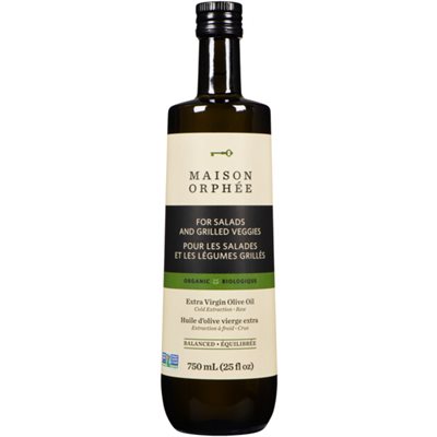 Maison Orphée Huile d'Olive Vierge Extra Biologique équilibrée 750 ml Maison Orphée Huile d'Olive Vierge Extra Biologique équilibrée 750 ml