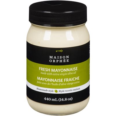 Maison Orphée Mayonnaise Fraiche Fait Avec De L'Huile D'Olive Vierge Extra 440ml Maison Orphée Mayonnaise Fraiche Fait Avec De L'Huile D'Olive Vierge Extra 440ml