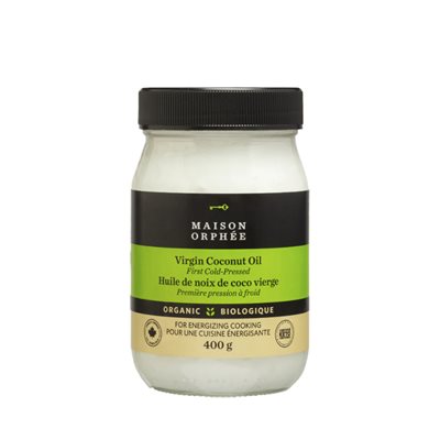 Maison Orphée Huile de coco vierge biologique 400g Maison Orphée Huile de coco vierge biologique 400g