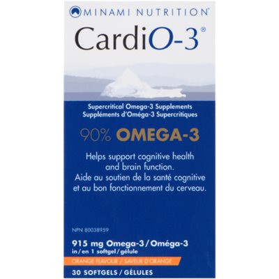 CardiO-3 90% d'oméga-3 - Gélules CardiO-3 90% d'oméga-3 - Gélules