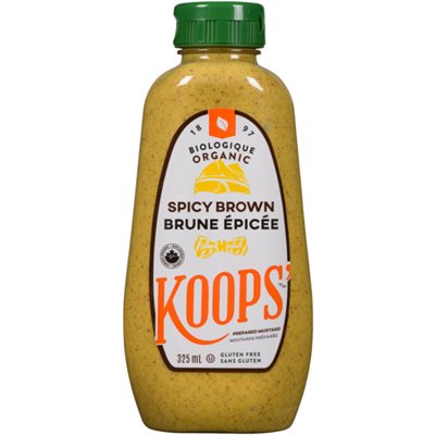 Koops Moutarde Biologique Brune Koops Moutarde Biologique Brune