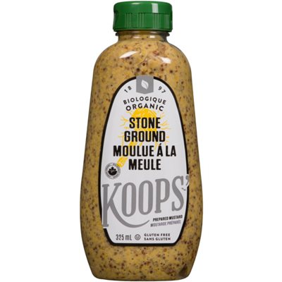 Koops Moutarde Biologique Moulue A La Meule Koops Moutarde Biologique Moulue A La Meule