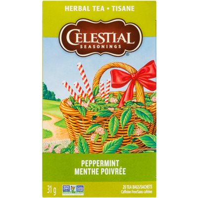 Celestial Seasonings Tisane MenThé Poivree Celestial Seasonings Tisane MenThé Poivree