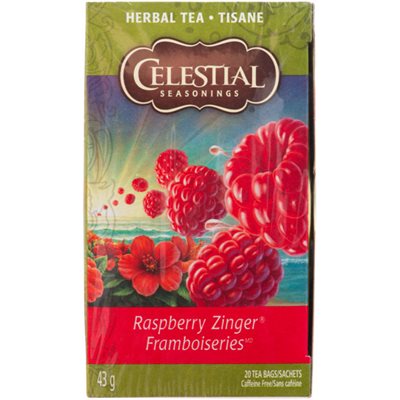 Celestial Seasonings Tisane Zinger Framboise Celestial Seasonings Tisane Zinger Framboise