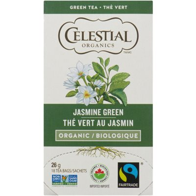 Celestial Seasonings Thé Vert Au Jasmin Bio Celestial Seasonings Thé Vert Au Jasmin Bio