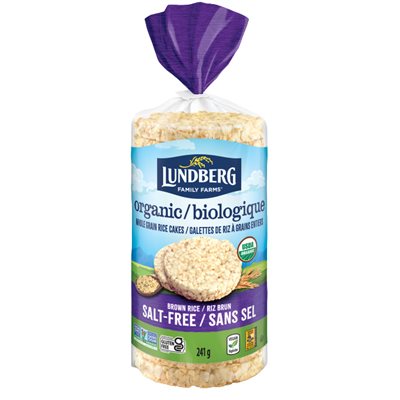 Lundberg Galettes de Riz Soufflé Biologiques Riz Brun Sans Sel 241 g Lundberg Galettes de Riz Soufflé Biologiques Riz Brun Sans Sel 241 g