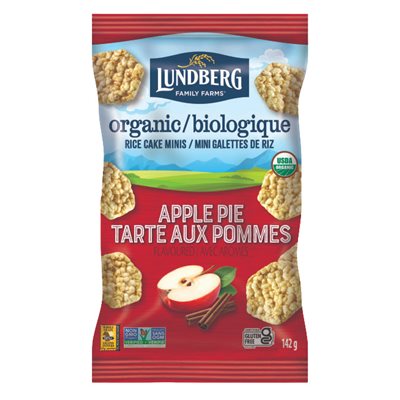 Lundberg Mini galettes de riz tarte aux pommes bio Lundberg Mini galettes de riz tarte aux pommes bio