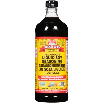 Bragg Assaisonnement au Soja Liquide Tout Usage 946 ml Bragg Assaisonnement au Soja Liquide Tout Usage 946 ml