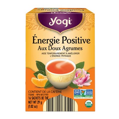 Yogi Tisane Biologique énergie positive 32g Yogi Tisane Biologique énergie positive 32g