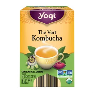Yogi Thé vert Kombucha Bio 32g