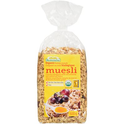 Mestemacher Muesli Croquant au Miel Biologique 500 g Mestemacher Muesli Croquant au Miel Biologique 500 g