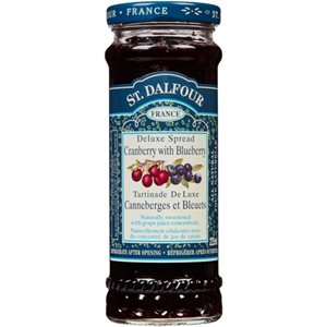 St. Dalfour Deluxe Spread Cranberry with Blueberry 225 ml 225 ml