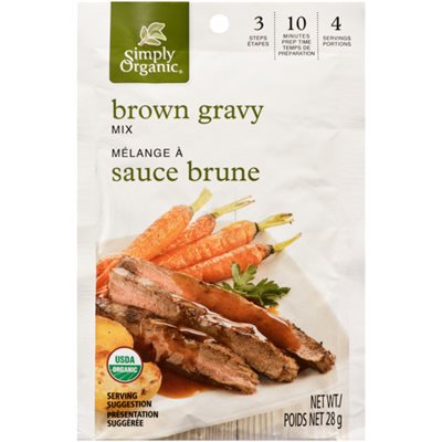 Simply Organic Mélange à Sauce Brune 28 g Simply Organic Mélange à Sauce Brune 28 g