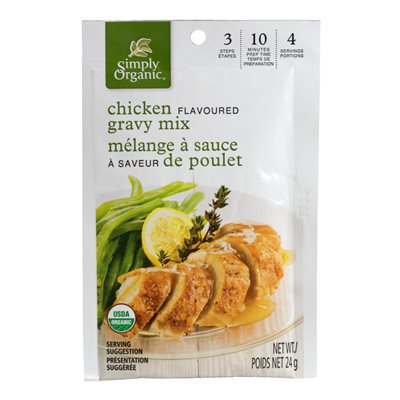 SIMPLY ORG. SAUCE POUR POULET ROTI BIO 24G SIMPLY ORG. SAUCE POUR POULET ROTI BIO 24G