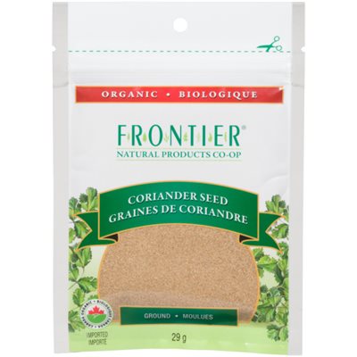 Frontier graines de coriandre moulues bio 29 g Frontier graines de coriandre moulues bio 29 g