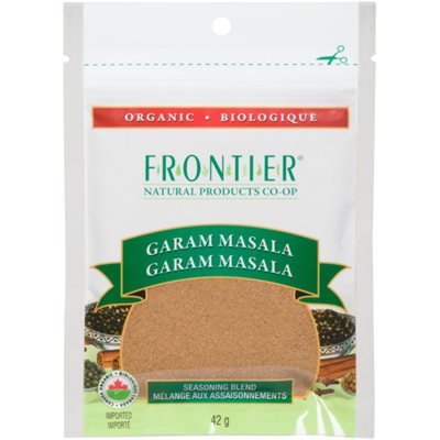 Frontier garam masala mélange aux assaisonnements bio 42 g Frontier garam masala mélange aux assaisonnements bio 42 g