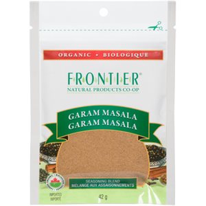 Frontier Biologique Garam Masala Mélange aux Assaisonnements 42 g