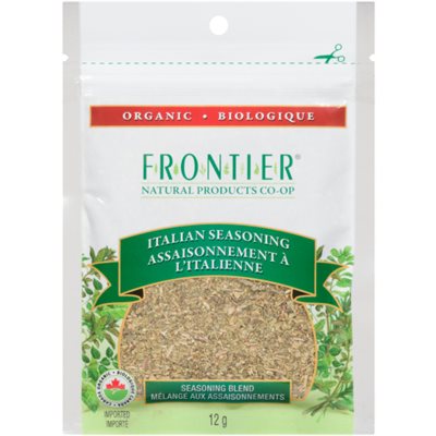 Frontier mélange aux assaisonnements assaisonnement à l'italienne bio 12 g Frontier mélange aux assaisonnements assaisonnement à l'italienne bio 12 g